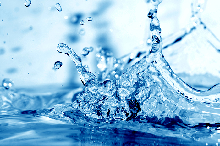Splash of well water